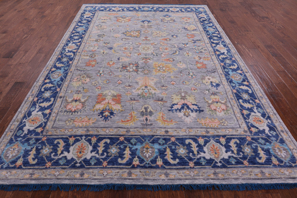 7' 11" X 10' 10" Persian Fine Serapi Hand-Knotted Wool Rug - Q13473