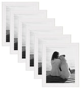 Kieva Solid Wood Picture Frame Set, Black 4x6, White, 8x10