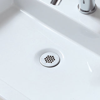 Bathroom Faucet Grid Drain Strainer Without Overflow, Chrome