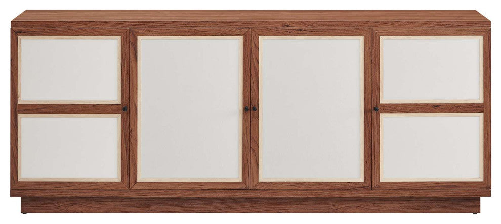 Capri 63" Wood Grain TV Console