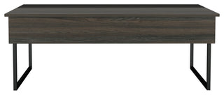 Chester Lift Top Coffee Table with Concealed Storage, Carbon Espresso