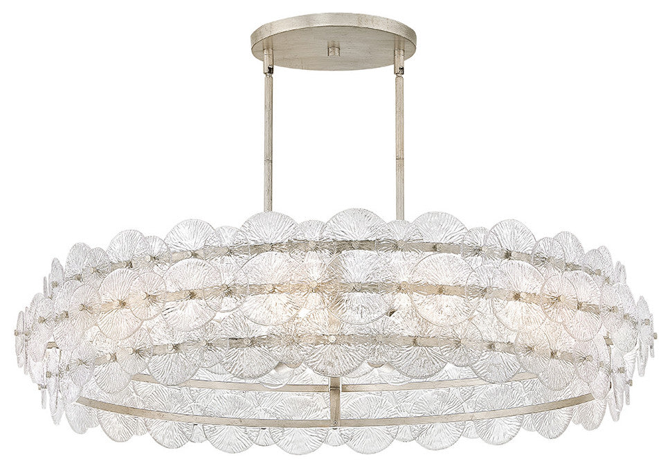 Fredrick Ramond Rene Chandelier, Glacial, Large