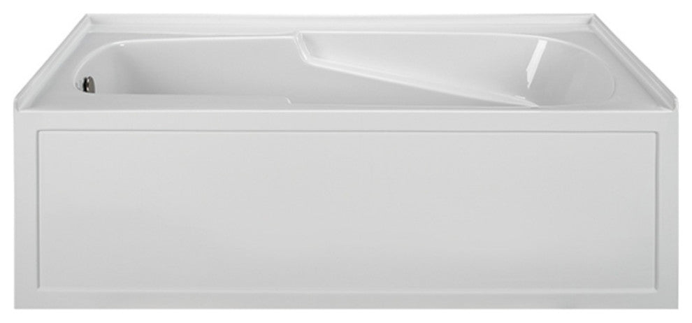 Integral Skirted Left-Hand Drain Soaking Bath Biscuit 60x32x19.25