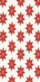 Christmas Stars 2 Decorative Holiday Geometric Print Bath Towel, Red