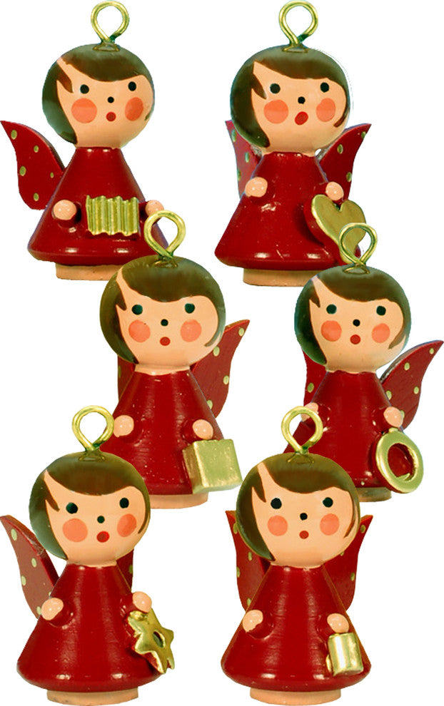 Christian Ulbricht Ornament- Angels Assortment Of 6