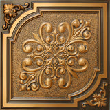Antique Gold 3D Ceiling Panels, 2'x2', 4 Sq Ft