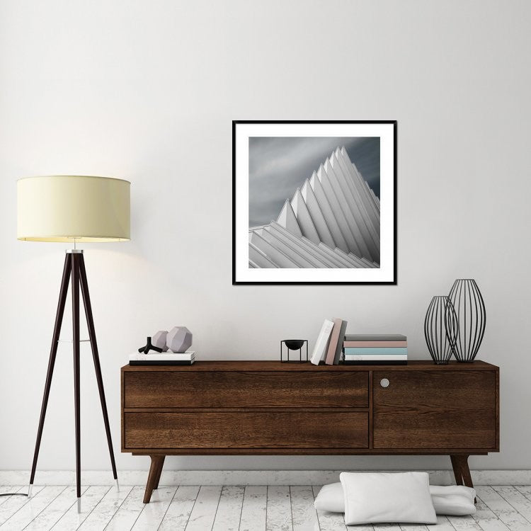 "Agtama" Framed Digital Print by Gilbert Claes, 38"x38"