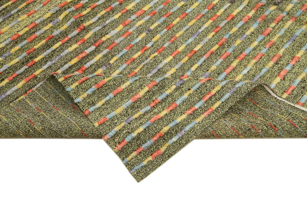 Rug N Carpet - Handwoven Turkish 8' 6'' x 11' 5'' Flatweave Wool Kilim Rug