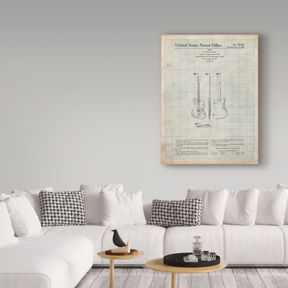 "Guitar 1" by Cole Borders, Canvas Art, 24"x18"