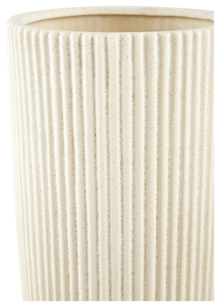 Harmonica Vase, White, Large