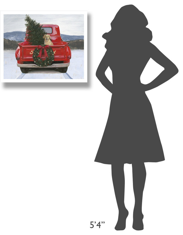 "Christmas in the Heartland IV Ford" Digital Paper Print by James Wiens, 26"x22"