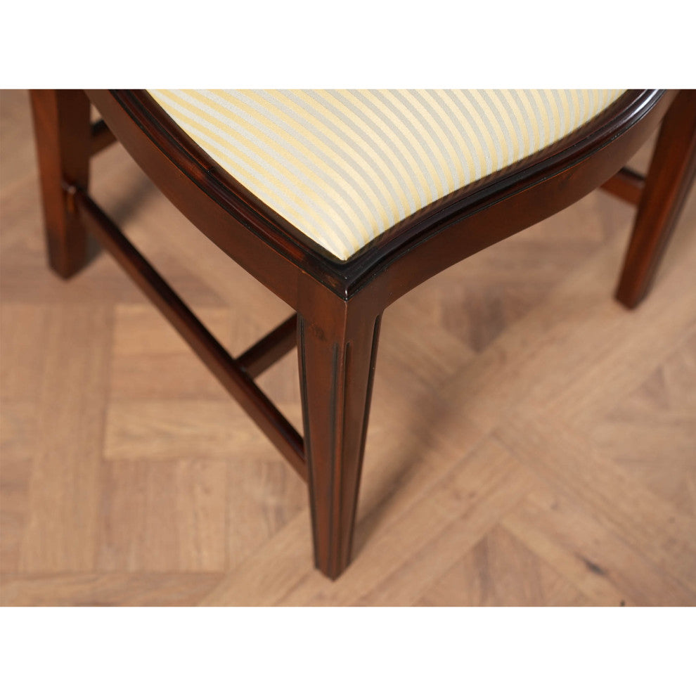 Carved Shield Back Side Chair