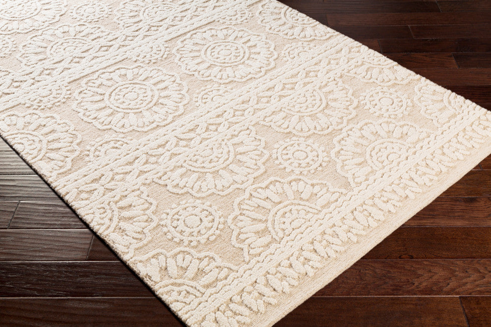 Surya Izmir IZM-2304 Traditional Area Rug, 6' x 9' Rectangle