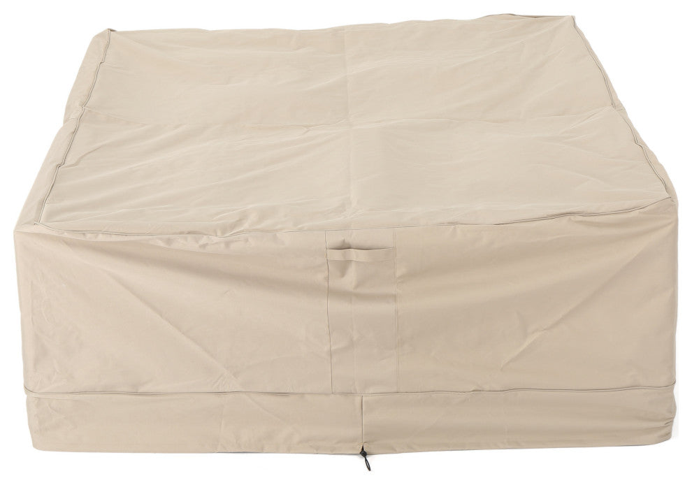 GDF Studio Coverall Outdoor Beige Waterproof Fabric Chat Set Cover