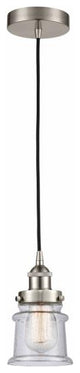 Innovations 616-1PH-SN-G184S 1-Light Mini Pendant, Brushed Satin Nickel
