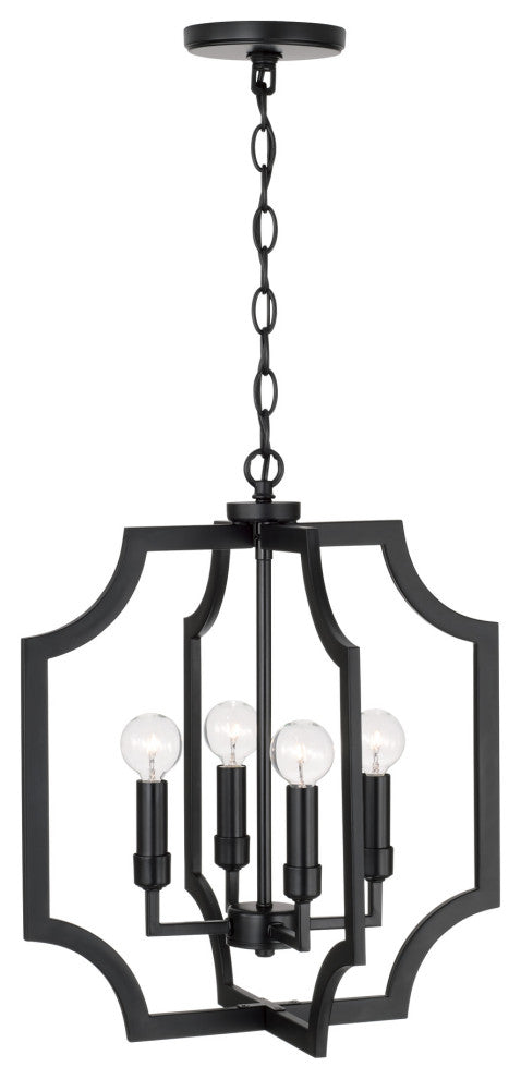 Capital Lighting AA1037 Courtney 4 Light 16"W Candle Style - Brushed Nickel