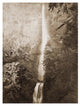 "Multnomah Falls, Columbia River, Oregon, 2500 feet., 1867" Paper Art, 14"x18"