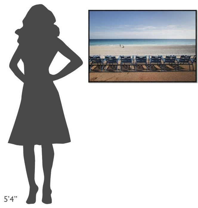"Sea Breeze" Framed Canvas Giclee by Paco Palazon, 37x25"
