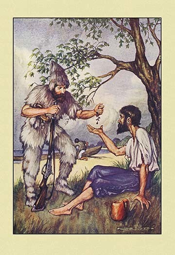 Robinson Crusoe: I Went to Him and Gave Him a Handful of Raisins