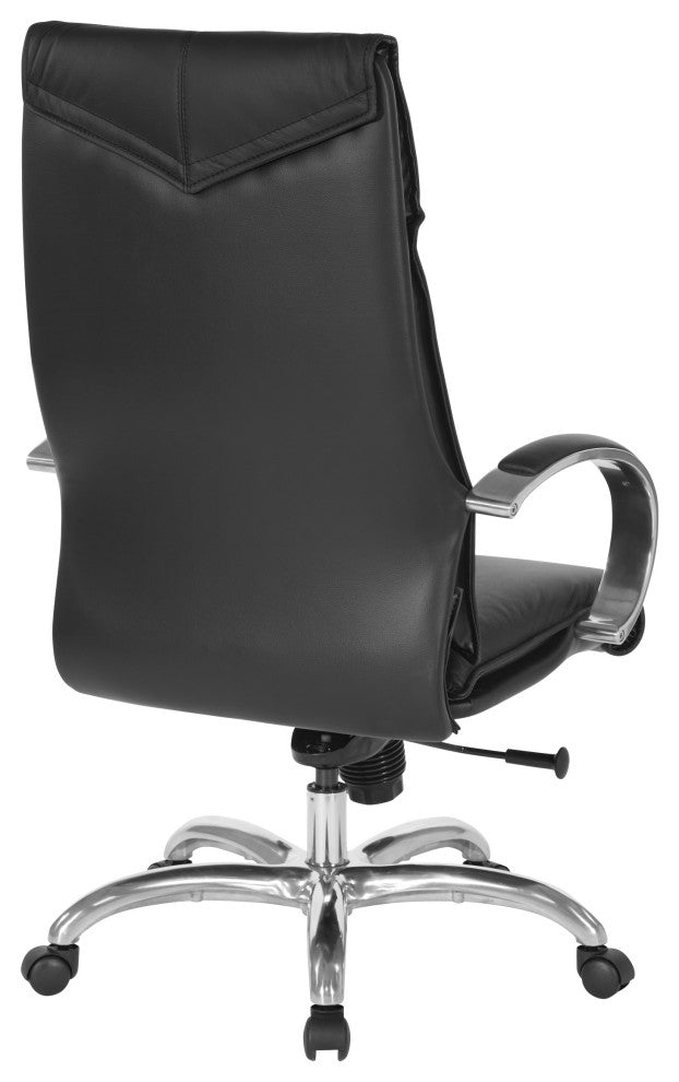 High Back Black Executive Leather Office Chair