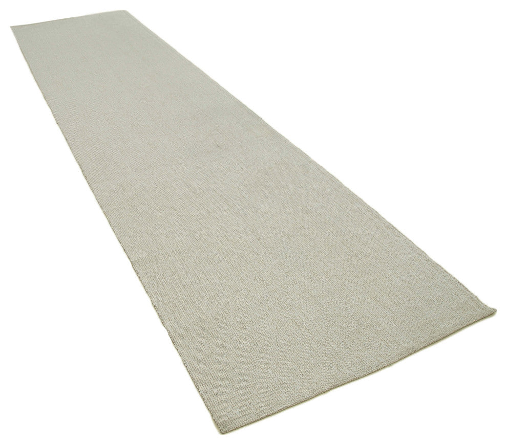 Rug N Carpet - Hand-knotted Turkish 3' 6'' x 13' 5'' Decorative Wool Kilim Rug
