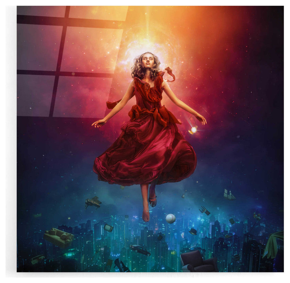 Epic Art 'Elevate' by Mario Sanchez Nevado, Acrylic Glass Wall Art, 12"x12"