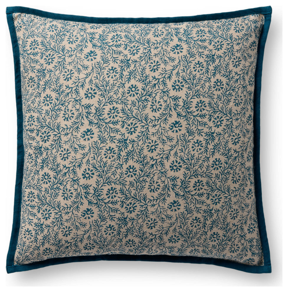 Loloi PLL0194 Blue 18'' x 18'' Cover Only