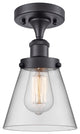 INNOVATIONS LIGHTING 916-1C-BK-G62 Small Cone 1 Light Semi-Flush Mount