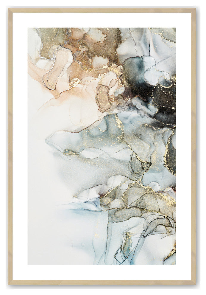 Raw Maple 11" x 14" Radiance & Contrast lI Framed Print