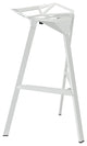 Modern White Launch Stacking Bar Stool