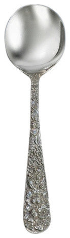 Kirk Stieff Sterling Silver Stieff Rose Cream Soup Spoon