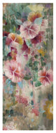 "Flower Shower III" Digital Paper Print by Danhui Nai, 14"x32"