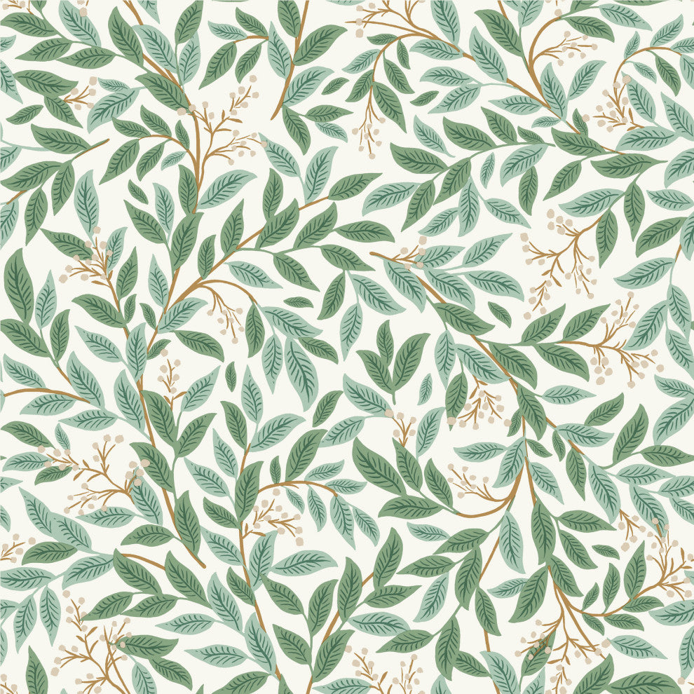 Willowberry Emerald Wallpaper