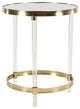 Weston Gold Round Accent Table