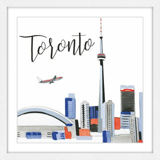"Toronto Skyline" Framed Print by Molly Rosner