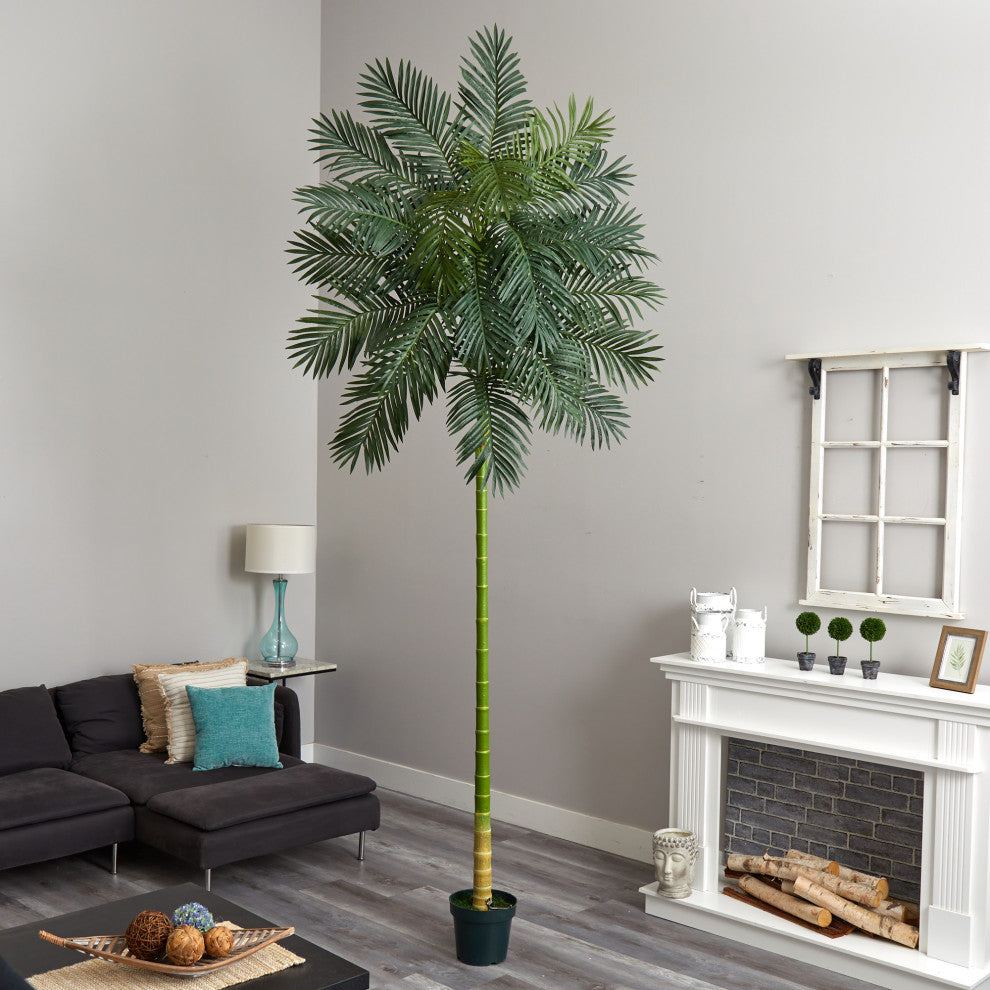 10'' Golden Cane Artificial Palm Tree
