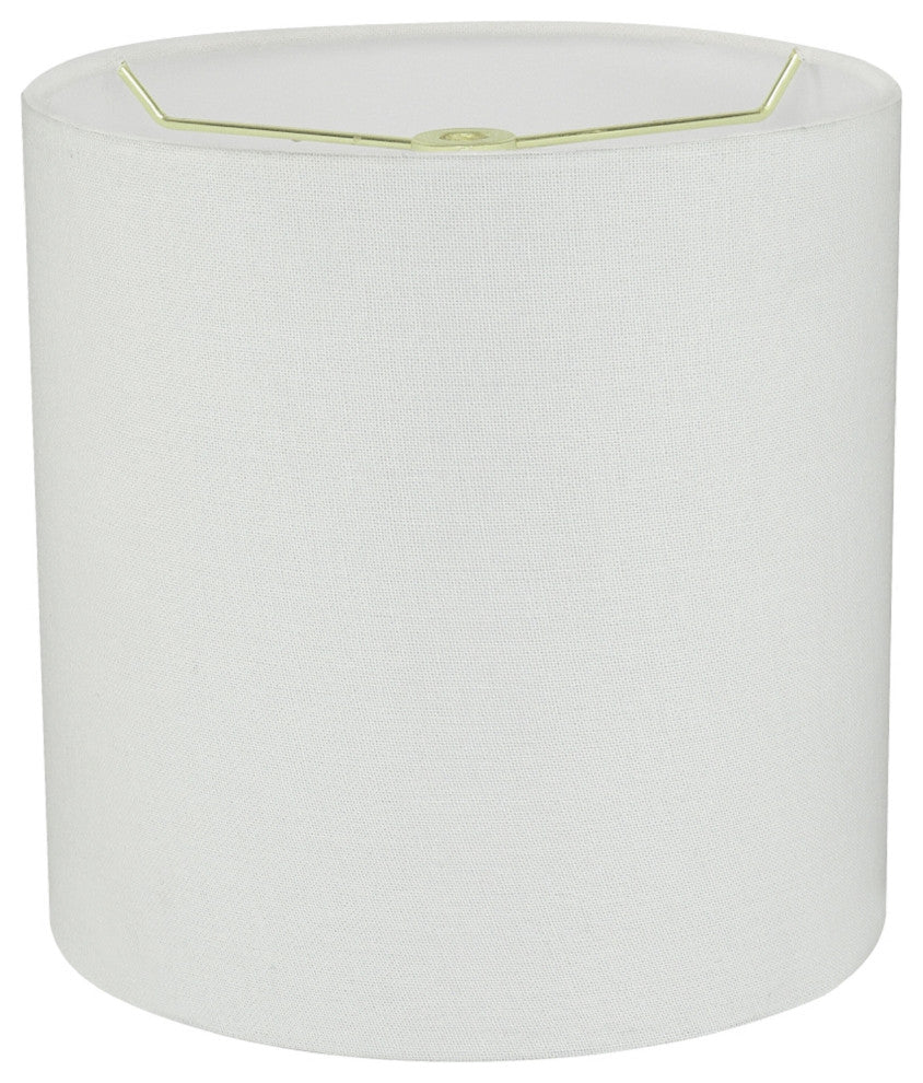 31227 Drum Shaped Spider Lamp Shade, White, 8" wide, 8"x8"x8"
