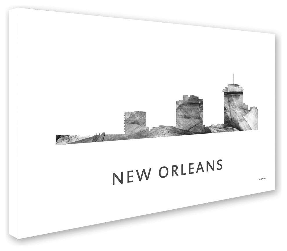 Marlene Watson 'New Orleans Louisiana Skyline' Canvas Art, 24x16