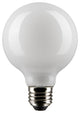6W G25 LED, White, Medium Base, 90 CRI, 2700K, 120V, 2 Pack
