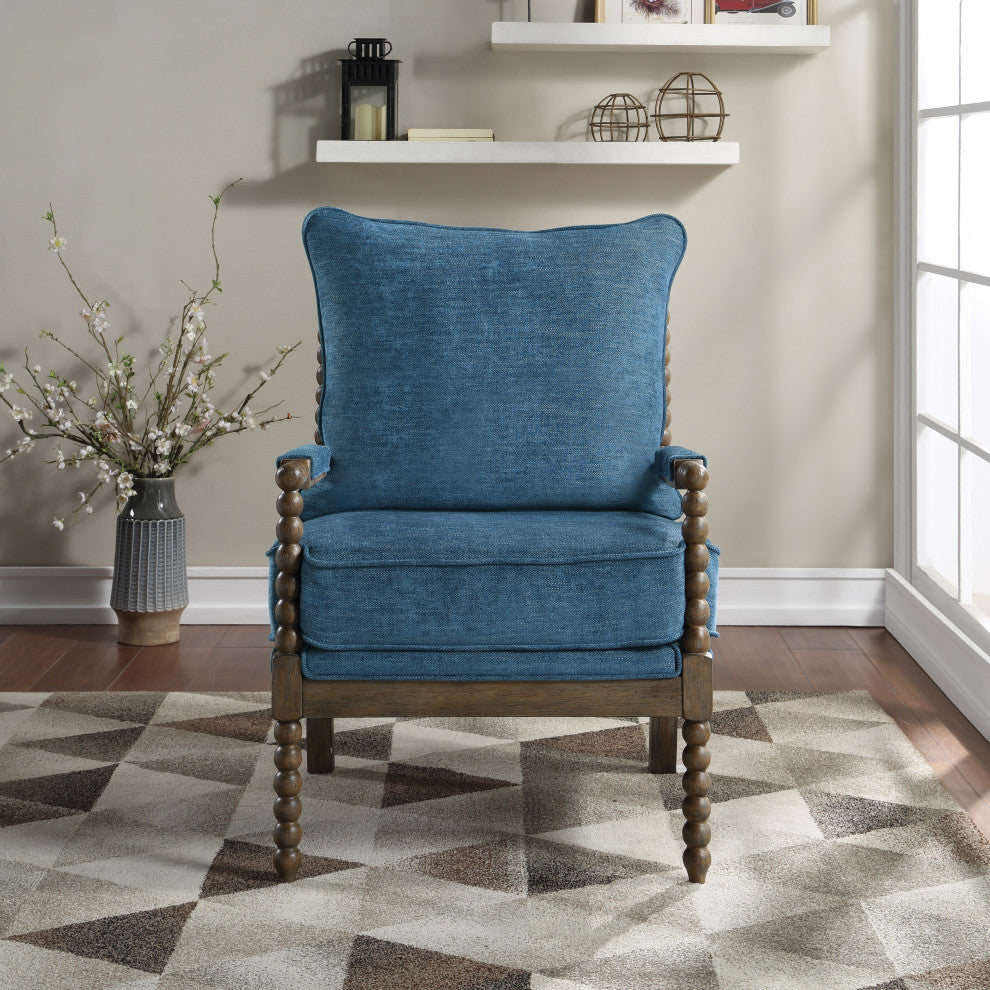 Fletcher Spindle Chair, Navy