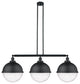 INNOVATIONS 213-BK-HFS-124-BK-LED 3-Light Island Light Matte Black
