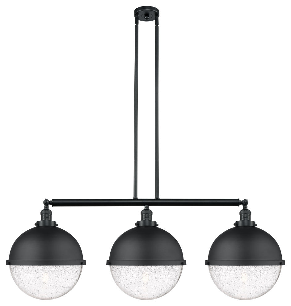 INNOVATIONS 213-BK-HFS-124-BK-LED 3-Light Island Light Matte Black