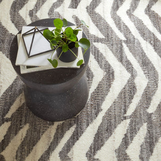 Dash & Albert Farah Grey Hand Knotted Wool Rug, Grey, 10' x 14'