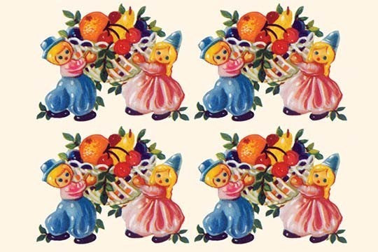 Fruit Bowl with Dutch Flair - Canvas Poster 20" x 30"