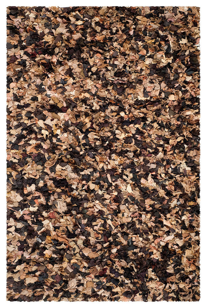 Safavieh Shag Sg951B Rug, Brown/Multi, 8'0"x10'0"