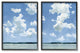 Bright Cloudy Sky Lake Water Landscape Summer Day,24 x 30