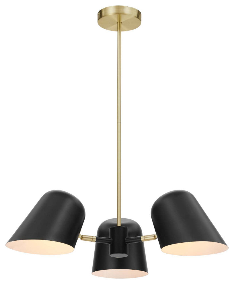 Pendant Ceiling Light Fixture, Black, Metal, Modern Cafe Bistro Hospitality
