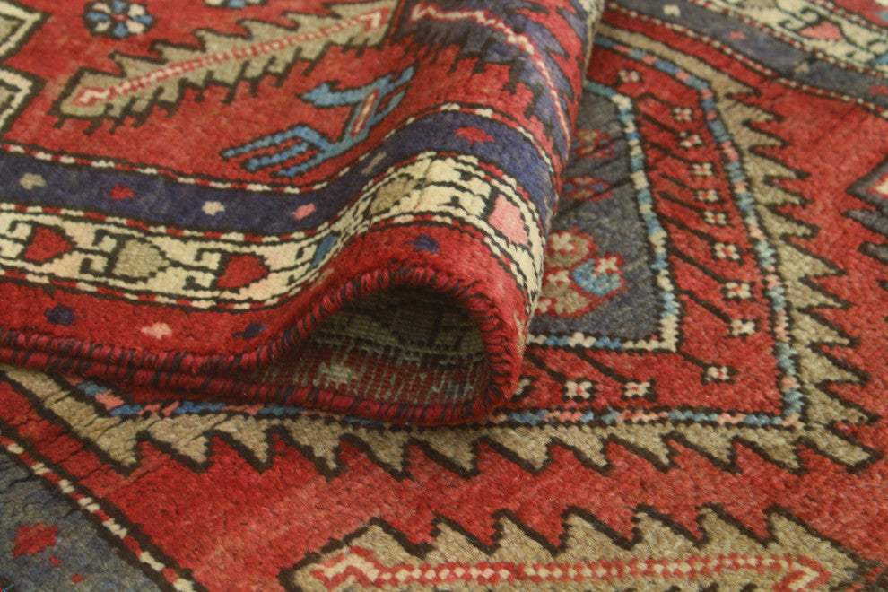 Fine Vintage Distressed Jacob Rust/Beige Runner, 2'10x9'9