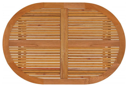vidaXL Outdoor Dining Table Extendable Patio Garden Table Solid Eucalyptus Wood