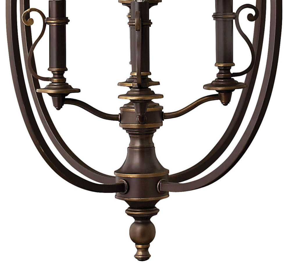 Hinkley Plymouth Medium Open Frame Two Tier, Olde Bronze